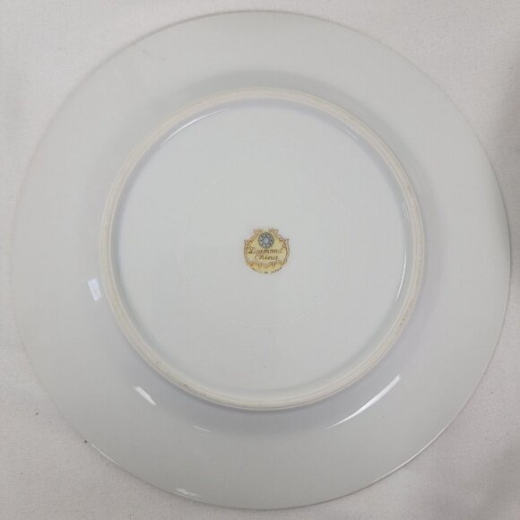 Lot of 6 Vintage SALAD Plate DIAMOND CHINA Made in Japan 7.25" Roslyn Floral HTF - Picture 5 of 6